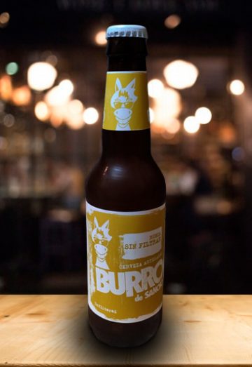 Burro de Sancho rubia sin filtrar