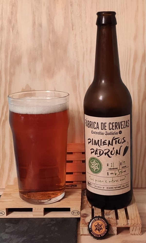 Estrella Galicia "pimientos padrón"